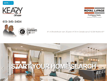 Tablet Screenshot of brockvillehouses.com
